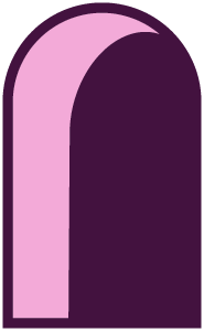 small door dark pink