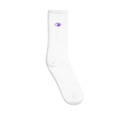 Embroidered Socks Eye
