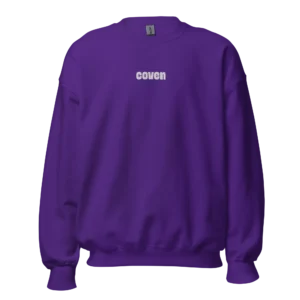 Unisex Embroidered Logo Crewneck Sweater