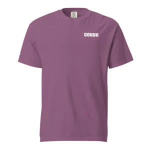 Unisex Printed White Logo Tee