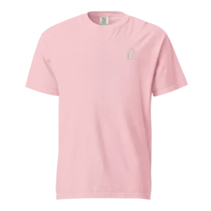 Unisex Embroidered Lock Tee