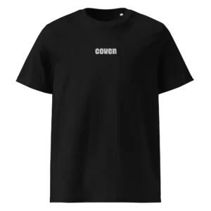 Unisex Ribbed Neck Embroidered Logo Tee