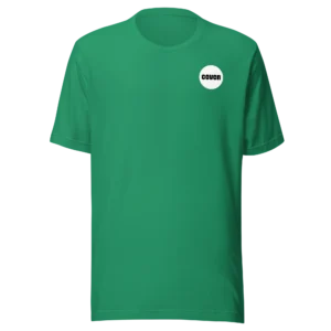 Lightweight Unisex Printed White Logo Tee